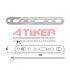 Фотка Кронштейн сталевий Atiker 152x18x3,00 mm фірми Atiker