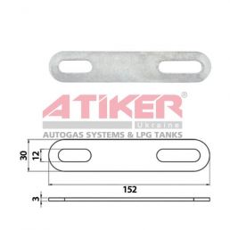 Кронштейн стальной Atiker 152x30x3,00 mm